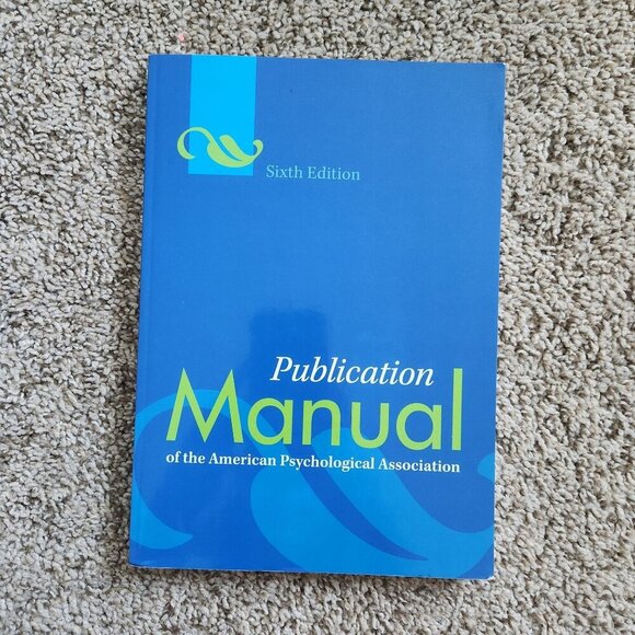 4/$25 Publication Manual American Psychological Association 6th Edition - Picture 1 of 6
